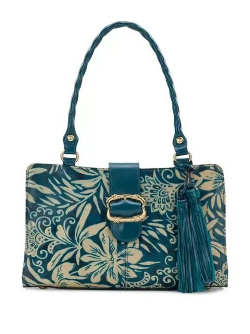 Patricia Nash Violina Satchel - Greek Floral